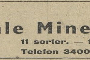 Bilde av Annonse 1939 - Gimle Mineralvann